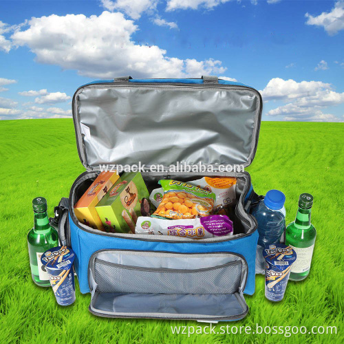 Factory Source OEM ODM Thermal Cooler Lunch Bag Portable Food Box Handbag Outdoor Picnic Storage Bag 20L WZ-888A